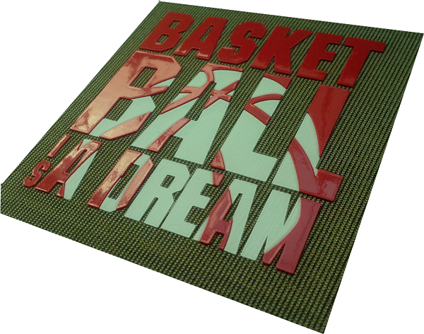  3D Water-Based Transfer Label